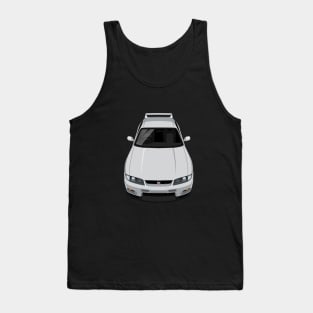 Skyline GTR V Spec R33 - Silver Tank Top